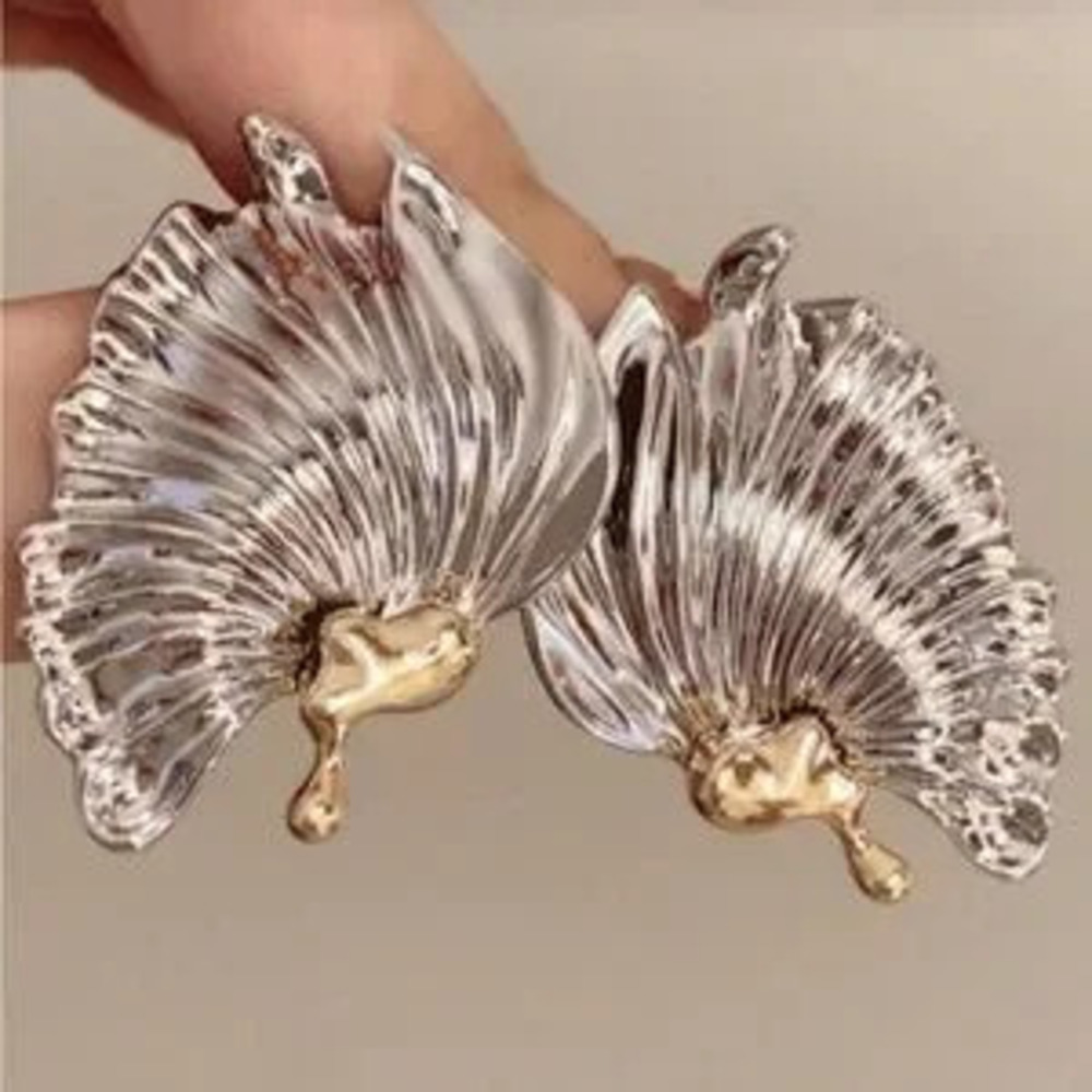 Aura Asymmetrical Wings Earrings
